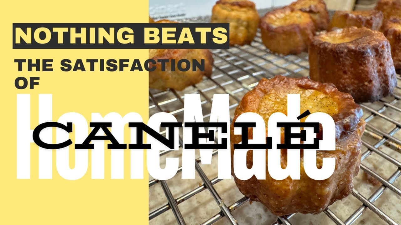 Nothing Beats The Satisfaction Of Homemade Canelé #blackculinary #dominiqueanselbakery — BFAM Cooking