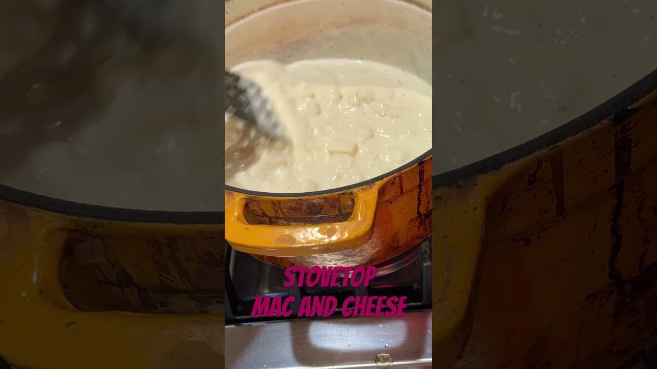 No Oven  - what do you cook? Stovetop Mac and Cheese #learntocook #soup — BFAM Cooking