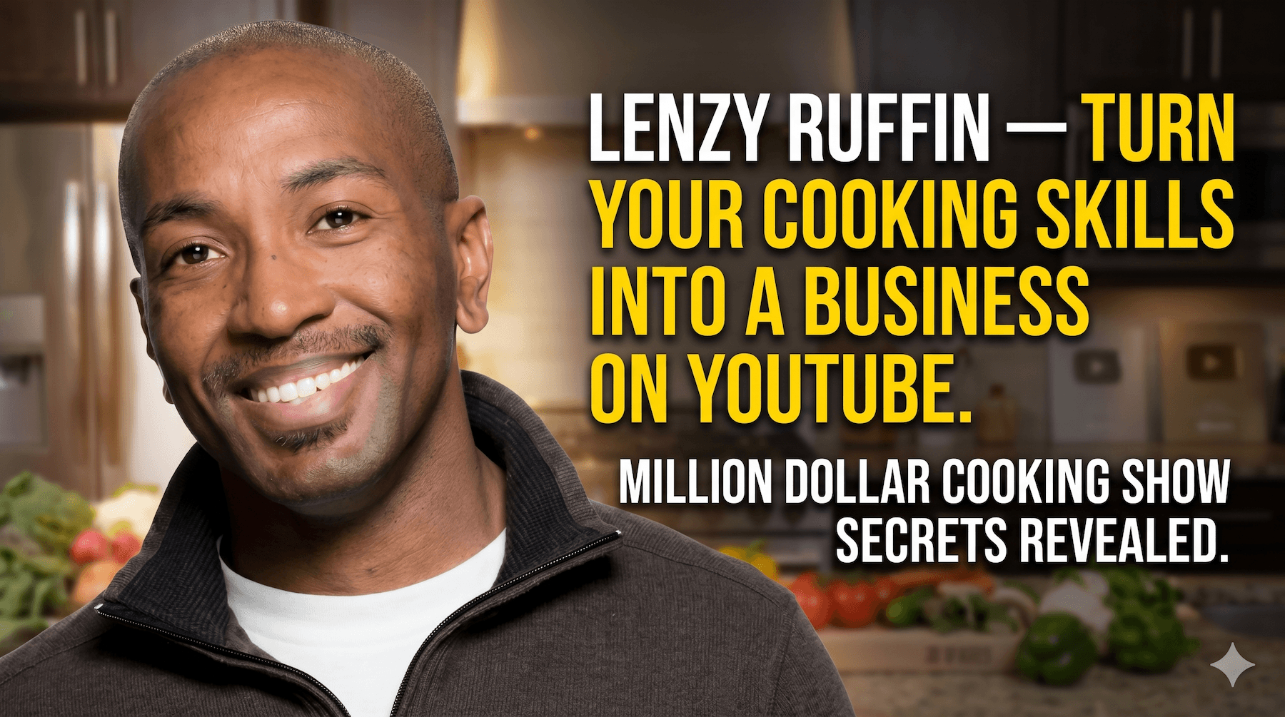 Lenzy Ruffin — Turn Your Cooking Skills Into a Business on YouTube recipe — BFAM Cooking